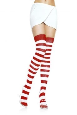 Leg Avenue Lycra Striped Thigh Highs -Cheap Hosiery Store unnamed file 1077