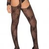 Elegant Moments Lace Suspender Pantyhose -Cheap Hosiery Store unnamed file 1273