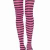 Leg Avenue Black And Neon Pink Striped Pantyhose -Cheap Hosiery Store unnamed file 1345