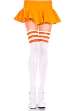 Music Legs Athletic Striped Thigh Highs -Cheap Hosiery Store unnamed file 135