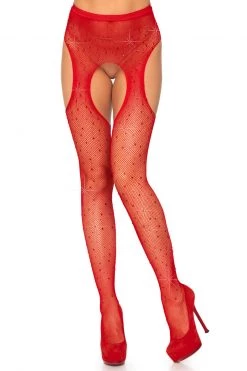 Leg Avenue Rhinestone Suspender Pantyhose -Cheap Hosiery Store unnamed file 1376