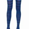 Leg Avenue Black And Blue Striped Pantyhose -Cheap Hosiery Store unnamed file 1377