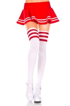 Music Legs Athletic Striped Thigh Highs -Cheap Hosiery Store unnamed file 138