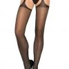Elegant Moments Sheer Ruffle Top Suspender Pantyhose -Cheap Hosiery Store unnamed file 1407