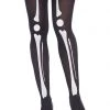Leg Avenue Black Skeleton Print Pantyhose -Cheap Hosiery Store unnamed file 1427
