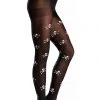 Be Wicked Skull And Crossbones Opaque Pantyhose -Cheap Hosiery Store unnamed file 1436
