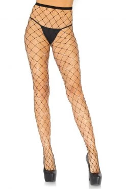 Leg Avenue Rhinestone Fence Net Tights