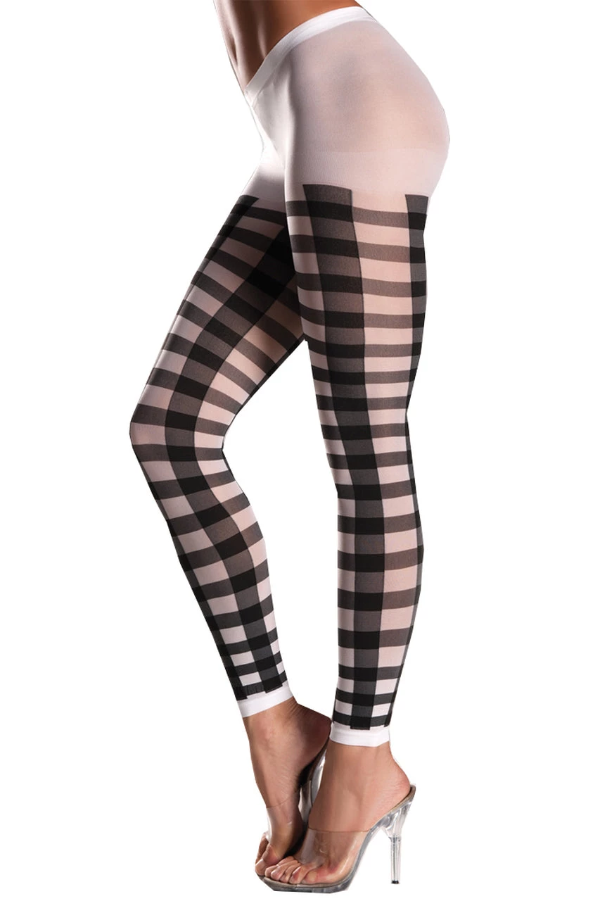 Be Wicked Black Lattice Footless Pantyhose 3 Be Wicked Black Lattice Footless Pantyhose