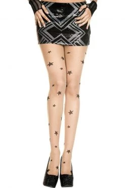 Music Legs All Star Sheer Pantyhose -Cheap Hosiery Store unnamed file 1466