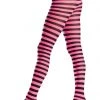 Be Wicked Black And Neon Pink Striped Tights -Cheap Hosiery Store unnamed file 1510