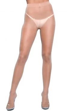 Be Wicked Spandex Waist Support Nude Pantyhose