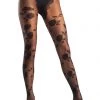 Be Wicked Elegant Rose Pattern Opaque Pantyhose 2 Be Wicked Elegant Rose Pattern Opaque Pantyhose -Cheap Hosiery Store unnamed file 1521