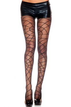 Music Legs Spiderweb Print Mesh Pantyhose -Cheap Hosiery Store unnamed file 1538
