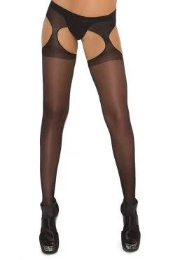Elegant Moments Sheer Suspender Pantyhose -Cheap Hosiery Store unnamed file 1555
