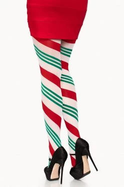 Leg Avenue Holiday Ribbon Striped Tights -Cheap Hosiery Store unnamed file 1569