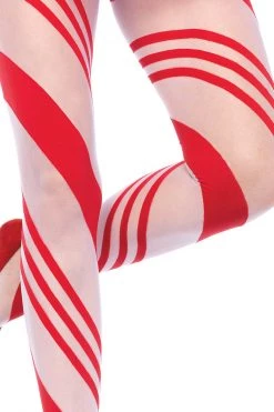 Leg Avenue Candy Cane Striped Pantyhose -Cheap Hosiery Store unnamed file 1572