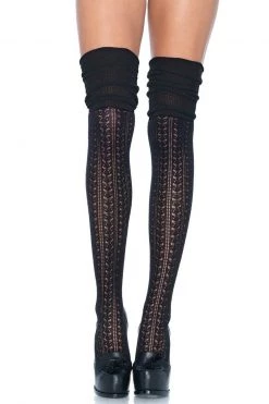 Leg Avenue Over The Knee Scrunch Socks