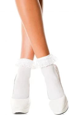 Music Legs Ruffled Ankle Socks -Cheap Hosiery Store unnamed file 1624
