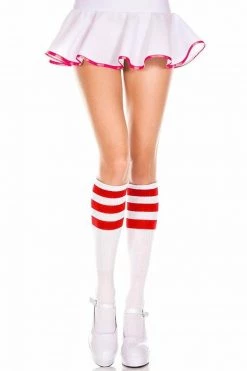 Music Legs Triple Striped Knee High Socks -Cheap Hosiery Store unnamed file 1639