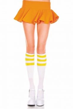 Music Legs Triple Striped Knee High Socks -Cheap Hosiery Store unnamed file 1650