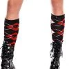 Music Legs Red And Black Argyle Knee High -Cheap Hosiery Store unnamed file 1670