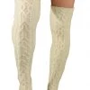 LO Brands Ivory Cable Knit Thigh High Socks -Cheap Hosiery Store unnamed file 1674