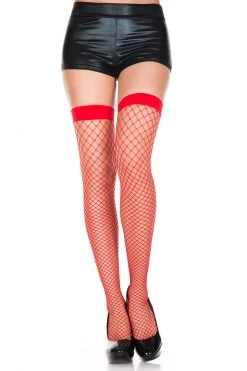 Music Legs Fishnet Thigh High Stockings -Cheap Hosiery Store unnamed file 168
