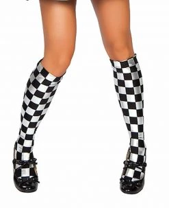Roma Costume Checkered Stockings