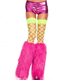 Music Legs Furry Neon Lurex Leg Warmers -Cheap Hosiery Store unnamed file 1705