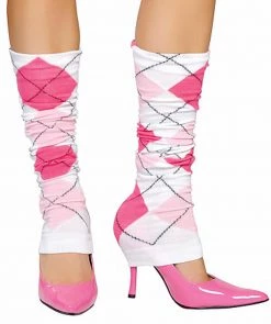 Roma Costume Argyle Leg Warmers