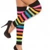 Elegant Moments Neon Striped Leg Warmers -Cheap Hosiery Store unnamed file 1787