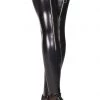 Coquette Faux Leather Thigh Highs With Back Zippers -Cheap Hosiery Store unnamed file 1892