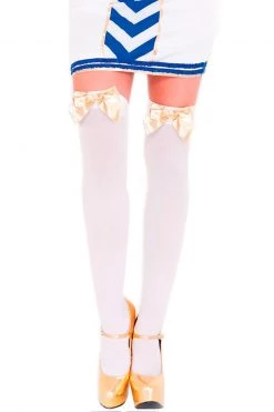 Music Legs Bow Top Thigh Highs -Cheap Hosiery Store unnamed file 228