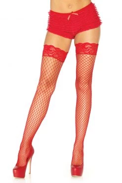 Leg Avenue Stay Up Fishnet Thigh Highs