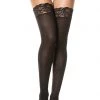 Music Legs Lace Top Thigh Highs -Cheap Hosiery Store unnamed file 304