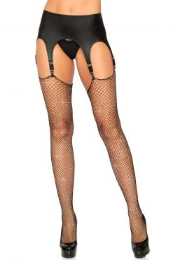 Leg Avenue Raw Edge Rhinestone Fishnets