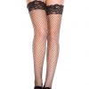 Music Legs Fishnet Thigh Highs With Lace -Cheap Hosiery Store unnamed file 369