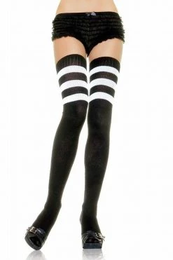Leg Avenue Striped Thigh High Stockings -Cheap Hosiery Store unnamed file 376
