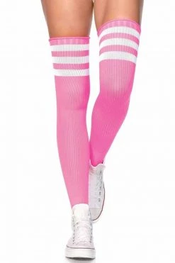 Leg Avenue Striped Thigh High Stockings -Cheap Hosiery Store unnamed file 377