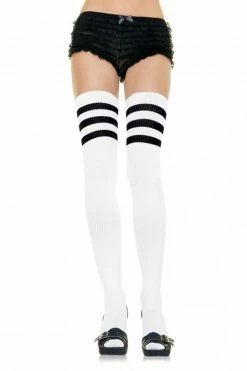 Leg Avenue Striped Thigh High Stockings -Cheap Hosiery Store unnamed file 386