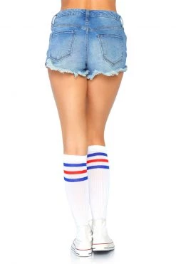 Leg Avenue Athletic Striped Knee Highs -Cheap Hosiery Store unnamed file 437