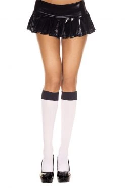 Music Legs Two-Toned Knee High Stockings