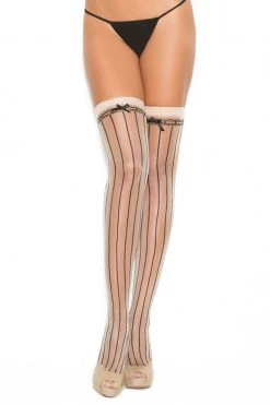 Elegant Moments Pinstripe Stockings