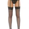 Popsi Wide Lace Garter Belt & Fishnet Thigh Highs -Cheap Hosiery Store unnamed file 921