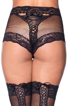 Leg Avenue Fishnet Lace-Up Panty & Backseam Stockings 10 Leg Avenue Fishnet Lace-Up Panty & Backseam Stockings -Cheap Hosiery Store unnamed file 950